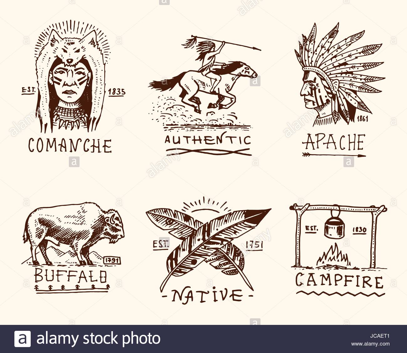 1300x1130 Set Of Engraved Vintage, Hand Drawn, Old, Labels Or Badges