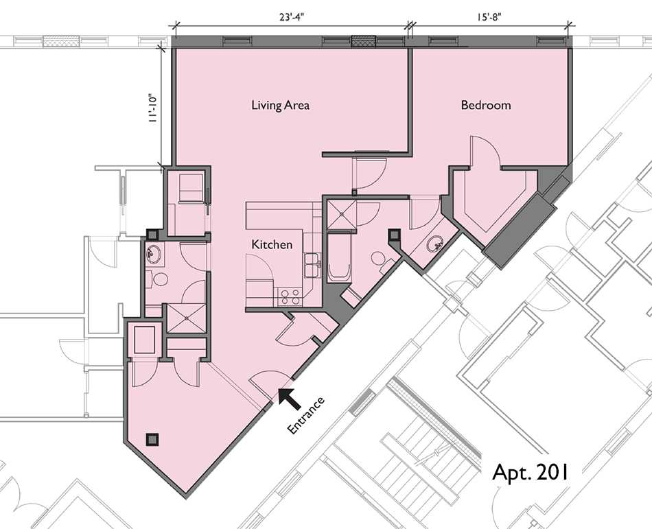 950x771 Residential Luxury Apartment Floor Plans