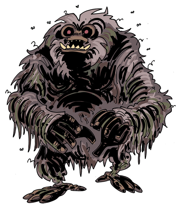 728x850 October Monster Drawing