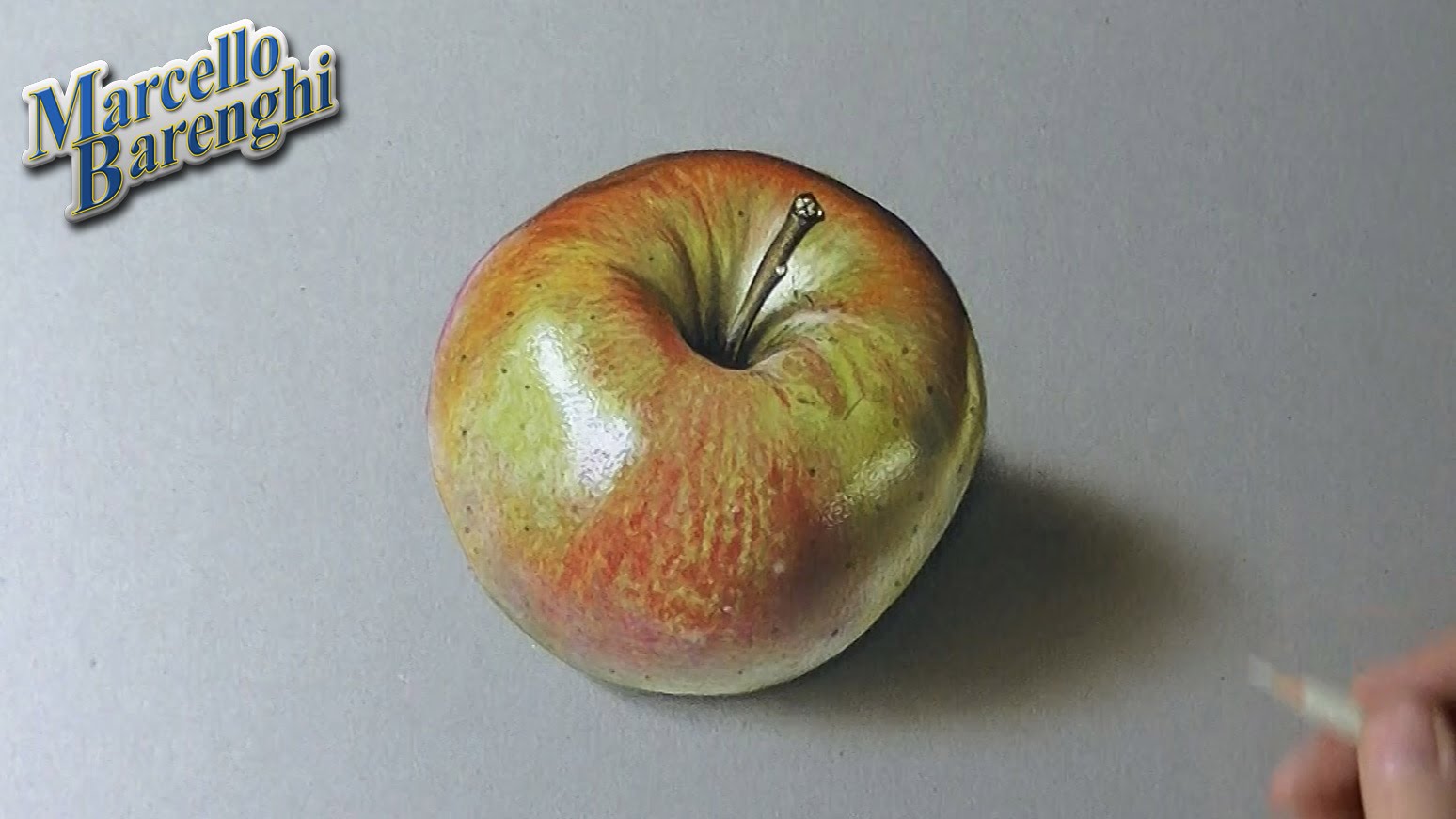 1548x871 Drawing Time Lapse Shiny Apple