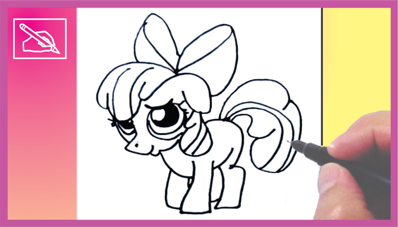 1304x744 Dibujar A Apple Bloom My Little Pony
