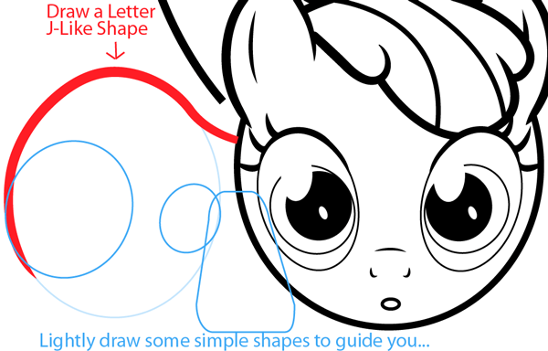 600x384 How To Draw Apple Bloom From My Little Pony With Easy Step By Step