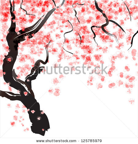 450x470 Cherry Tree Clipart Apple Blossom