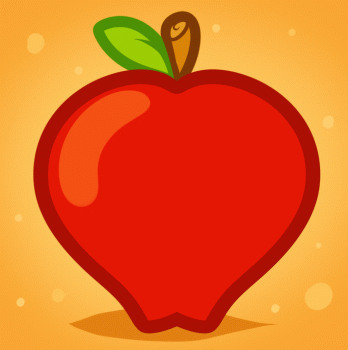 348x350 How To Draw How To Draw An Apple For Kids