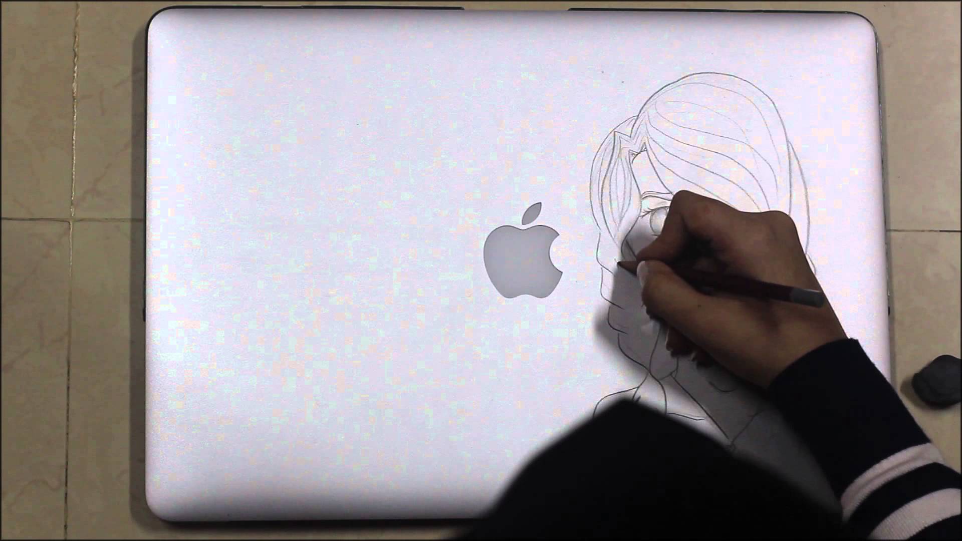 Apple Laptop Drawing at GetDrawings | Free download