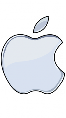 215x382 How To Draw Apple Logo, World Brands, Easy Step By Step Drawing