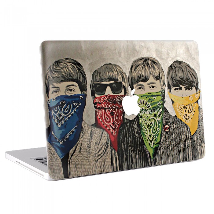 700x700 The Beatles Drawing Macbook Skin Decal