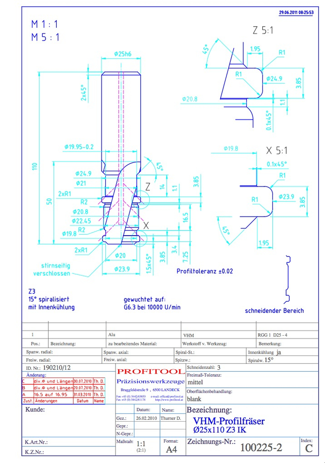 670x953 Profitool Landeck Tirol Approval Drawing