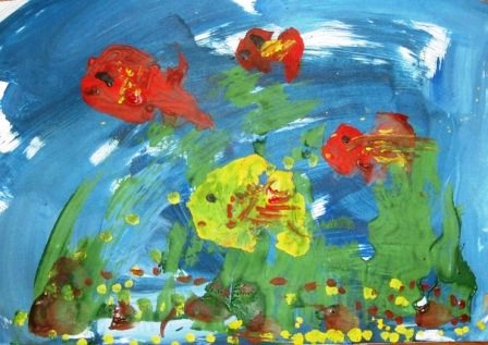 448x317 Aquarium Drawing For Kids Crafts For Kids