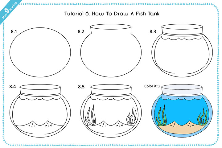720x480 How To Draw A Fish Step By Step For Kids