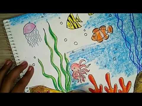 480x360 How To Draw An Underwater Scene 2