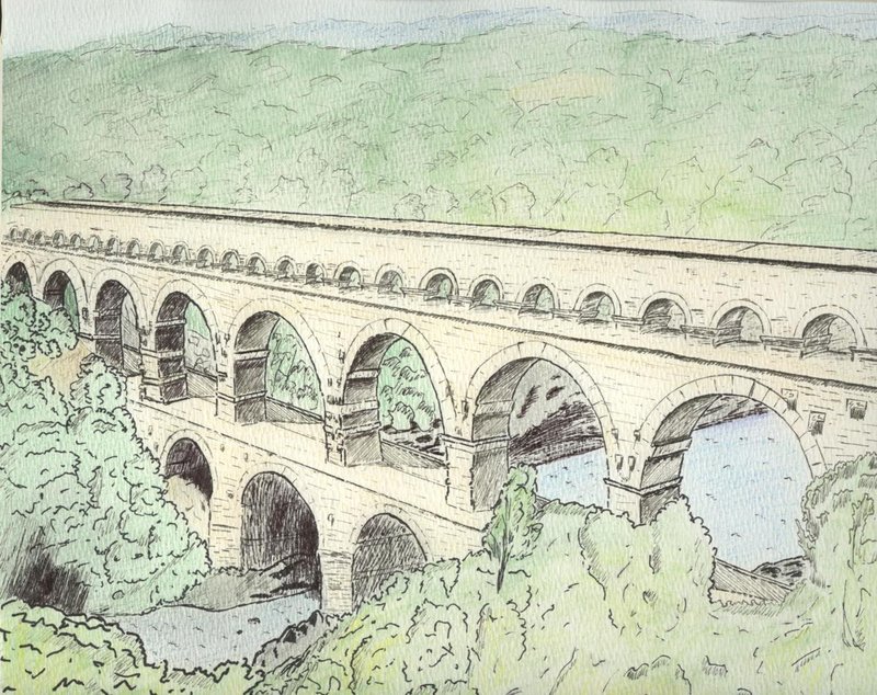 800x634 Pont Du Gard