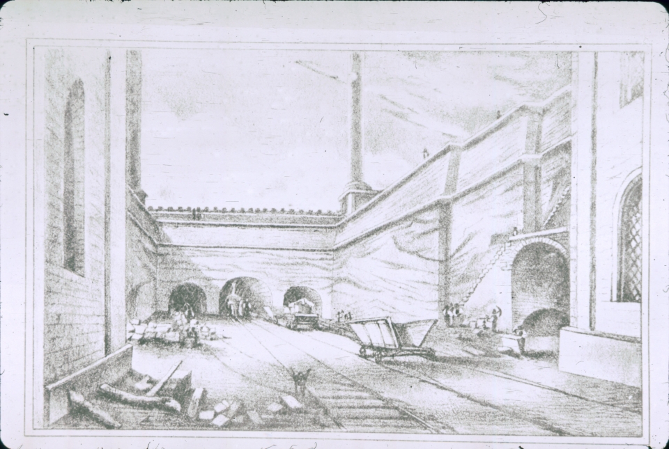 960x645 Drawing Of Moorish Arch Area Edge Hill Station