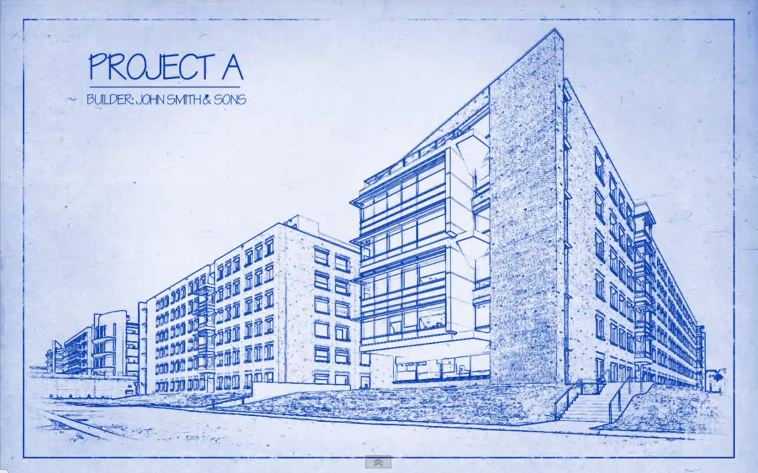 758x473 Transform A Photo Into An Architect's Blueprint Drawing