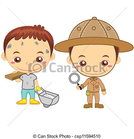 450x470 Kids And Jobs16. A Archaeologist And A Construction Worker