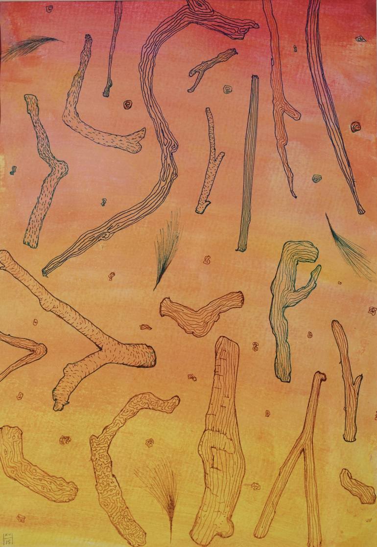 770x1118 Saatchi Art I Wish I Was An Archaeologist. Drawing By Katrien Van