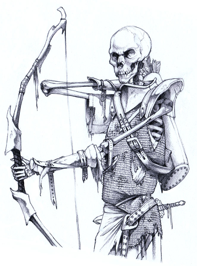 663x895 Undead Archer By Ghostfire