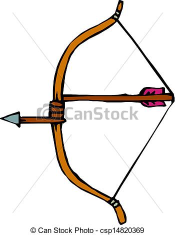350x470 Bow And Arrow Clip Art Vector