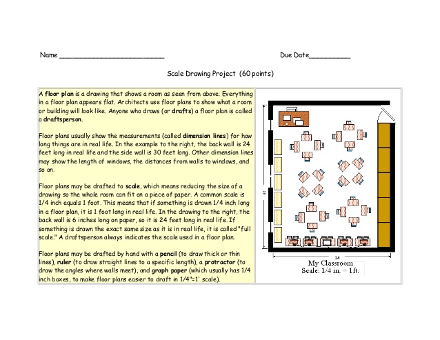 638x493 Scale Drawing Project