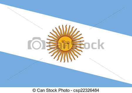 450x320 Argentina Flag Stock Illustration
