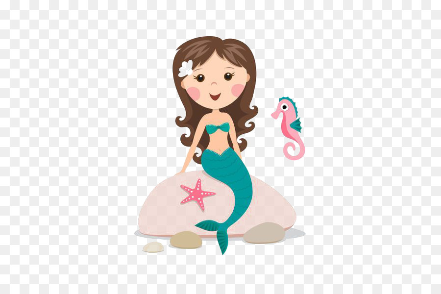 900x600 Ariel Mermaid Cartoon Drawing