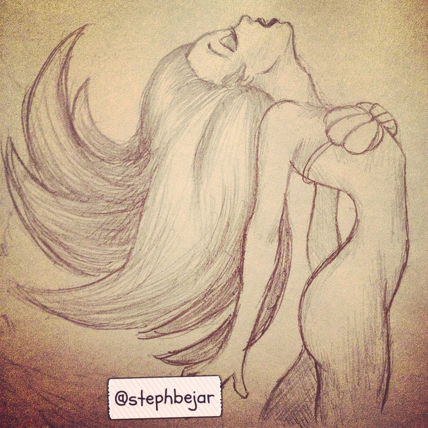 1440x1440 Drawing By Abbey Kirke On . Ariel The Little Mermaid