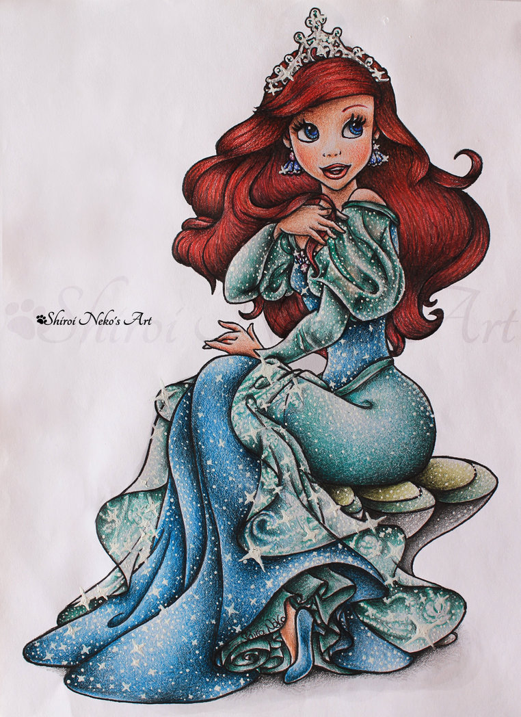 762x1048 The Little Mermaid Drawing