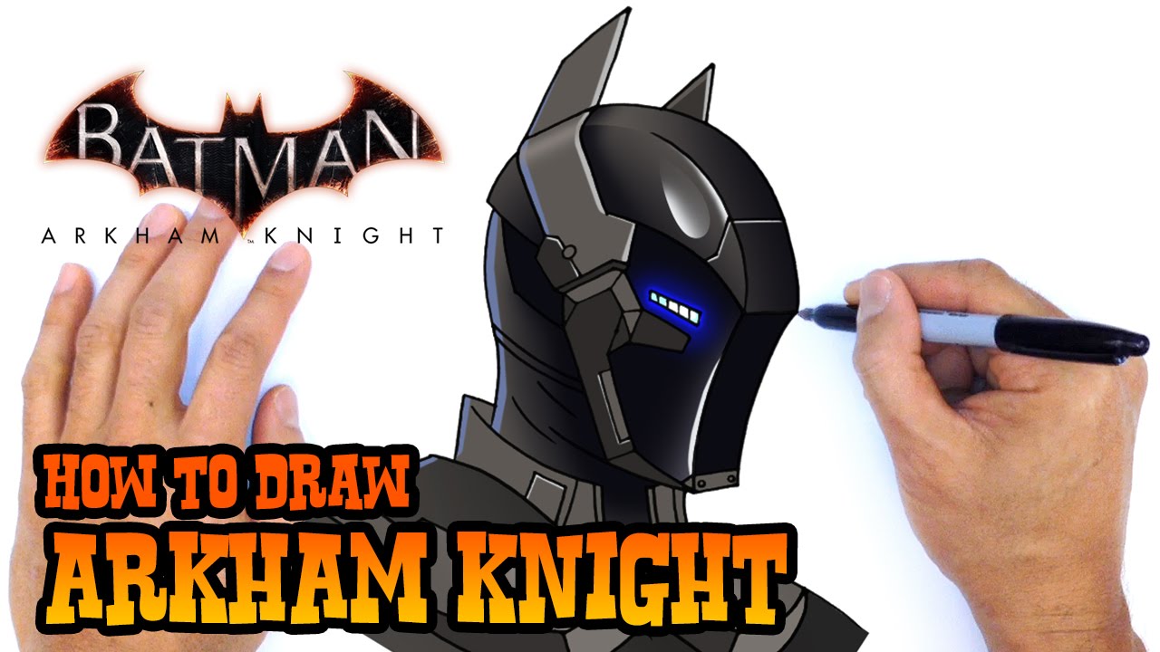 1280x720 How To Draw Arkham Knight Dc Comics