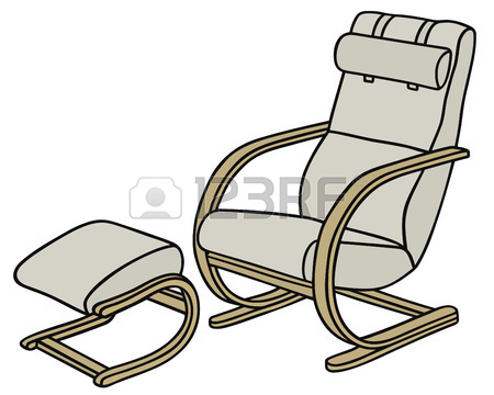 450x360 Hand Drawing Of A Big Tv Armchair Royalty Free Cliparts, Vectors