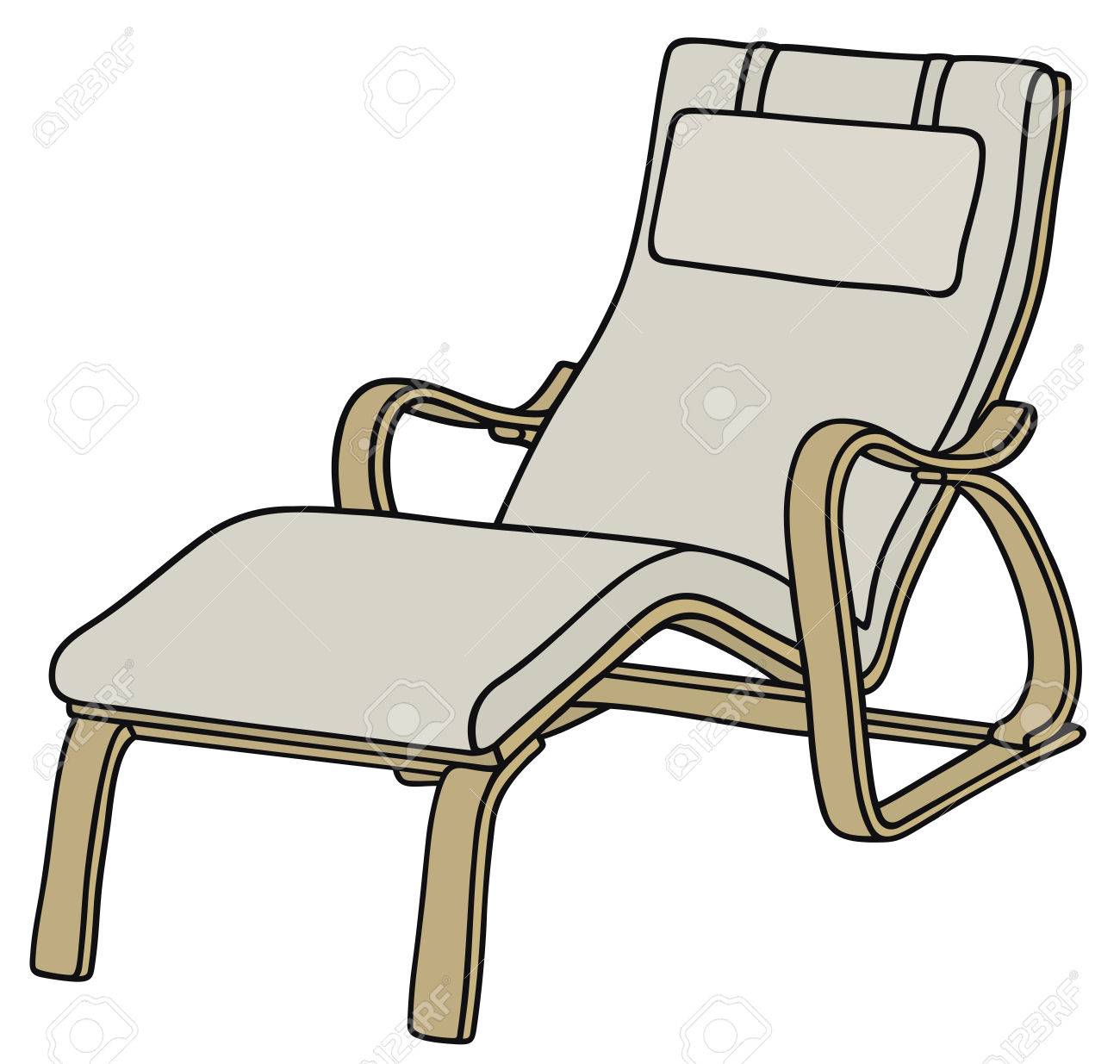 1300x1235 Hand Drawing Of A Relaxation Armchair Royalty Free Cliparts