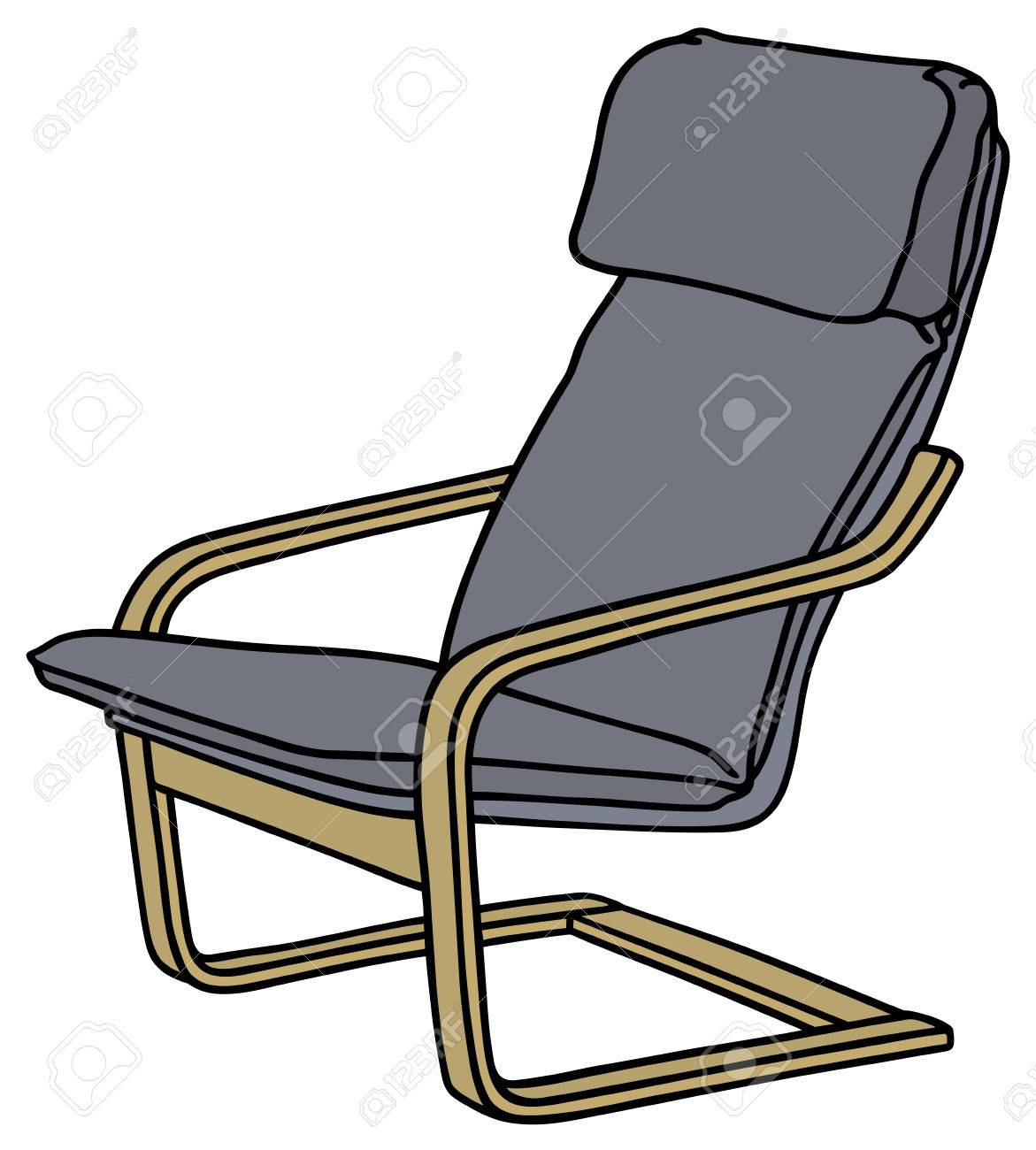 1171x1300 Hand Drawing Of A Wooden Armchair Royalty Free Cliparts, Vectors
