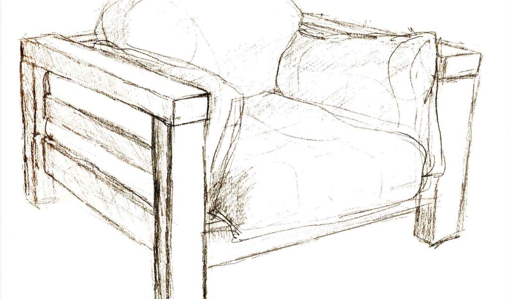 1024x600 The Images Collection Of From Easy Armchair Drawing Awesome Rivage