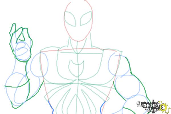 600x400 How To Draw Iron Spider Armor