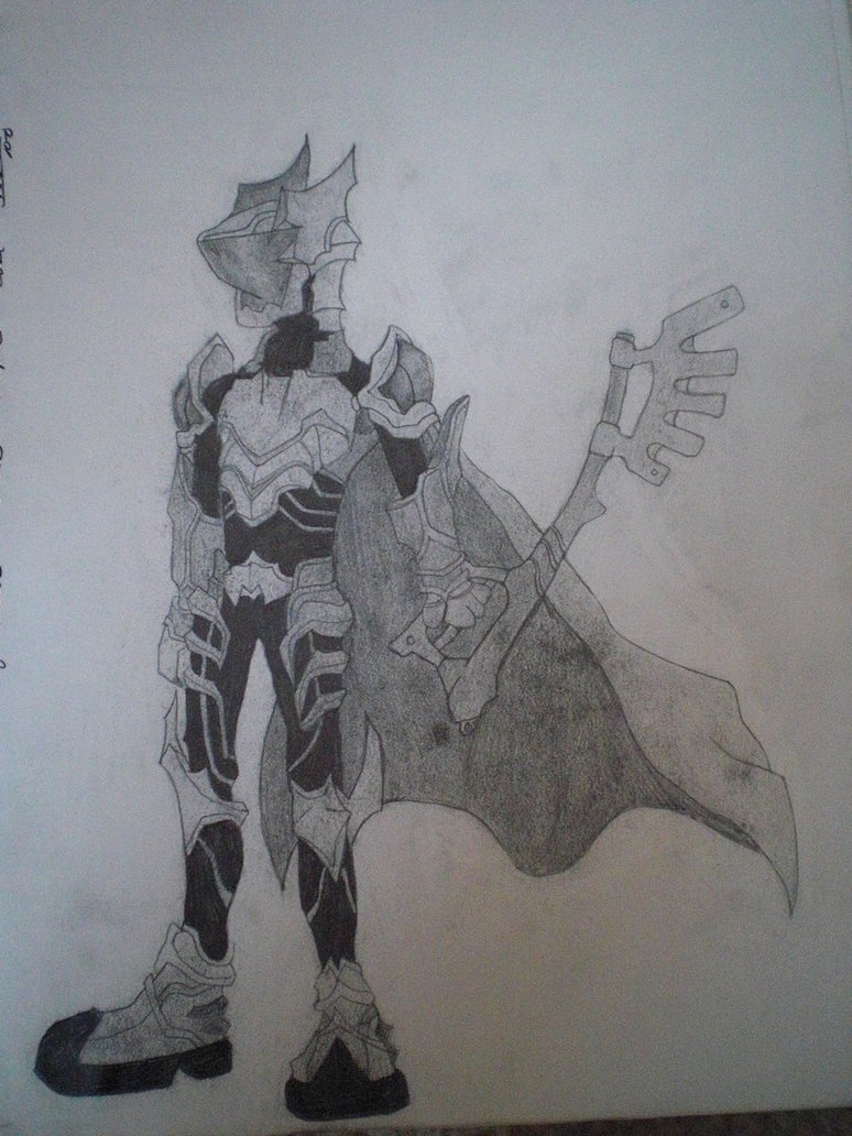774x1032 Ventus In Armor Drawing By Thexion14