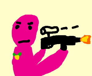 300x250 Pink Army Guy