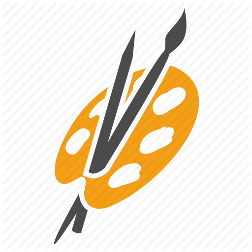 512x512 Art, Brush, Color, Design, Drawing, Graphic, Paint, Palette