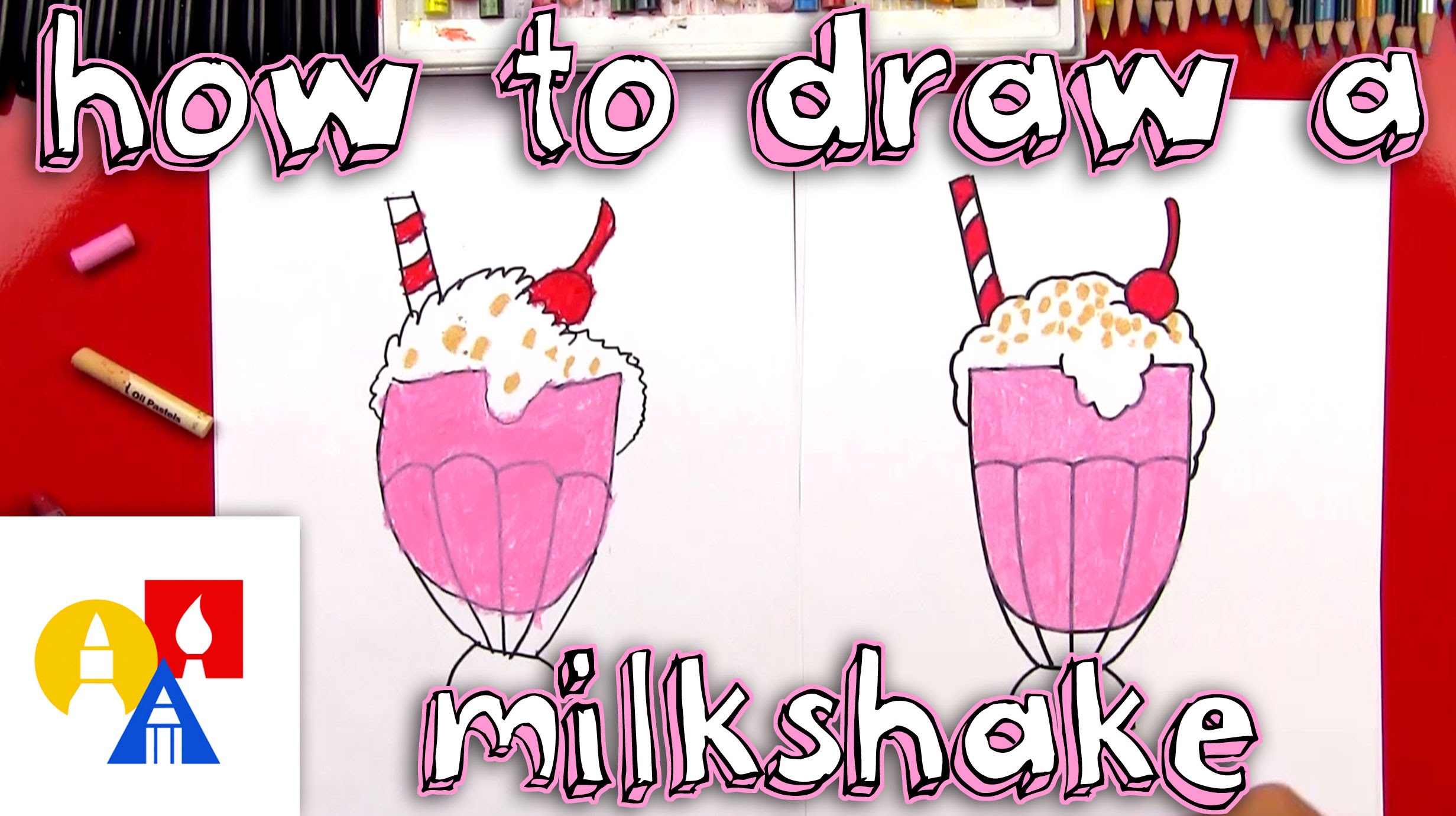 2463x1381 How To Draw A Milkshake