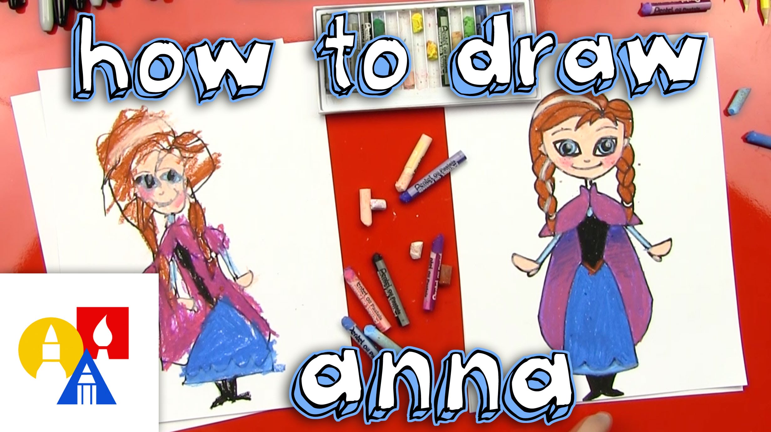 2463x1381 How To Draw Anna From Frozen (For Young Artists)