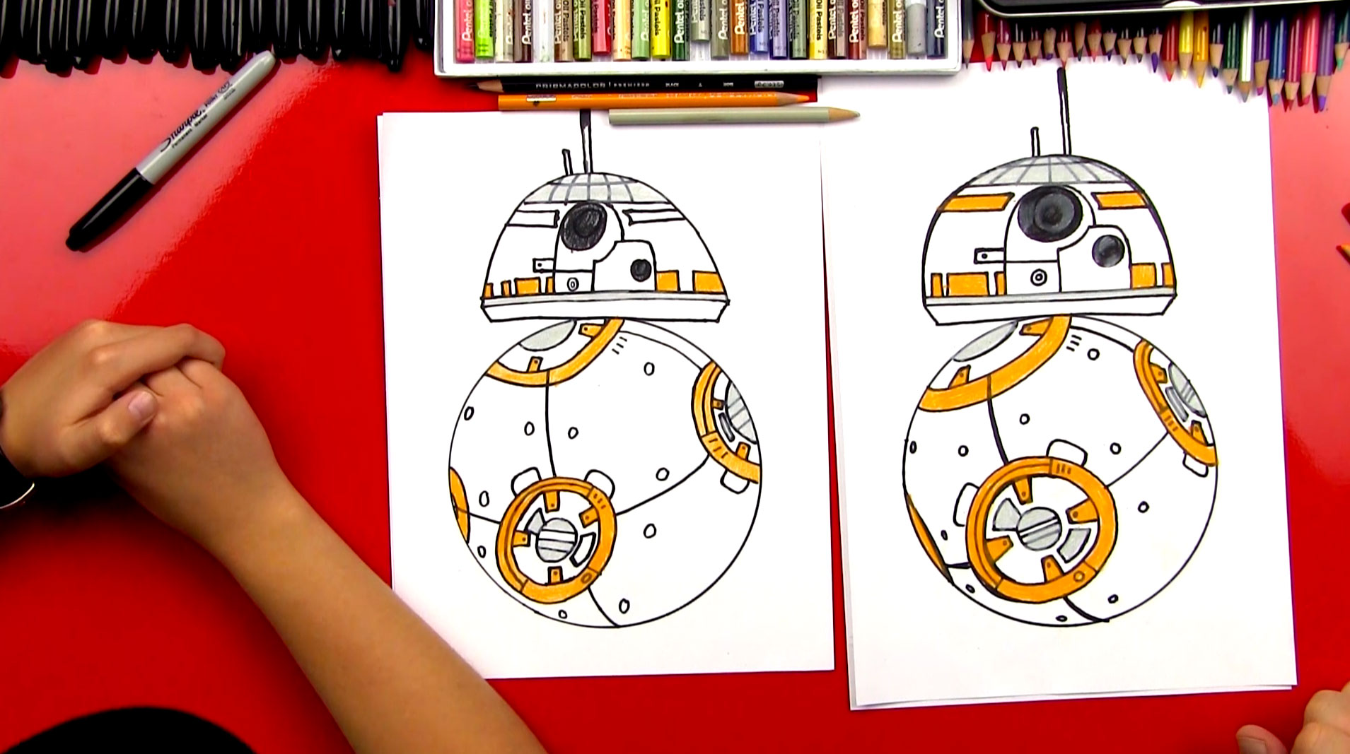1909x1067 How To Draw Bb 8 From Star Wars