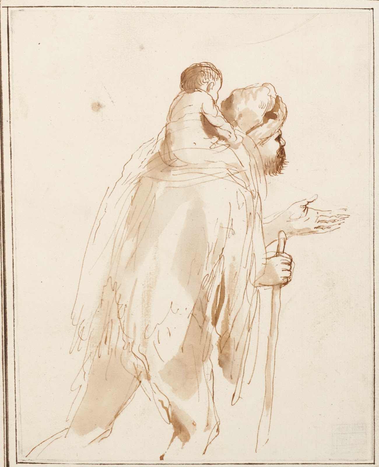 1300x1600 Spencer Alley Wash Drawings By Guercino
