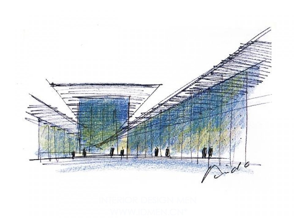 960x711 Tadao Ando Modern Art Museum Construction Documents