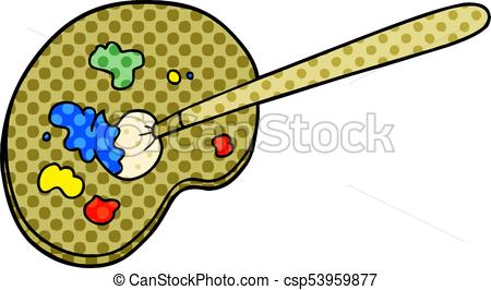 450x266 Cartoon Artist Palette Vectors Illustration