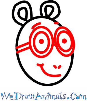 300x350 How To Draw Arthur Read