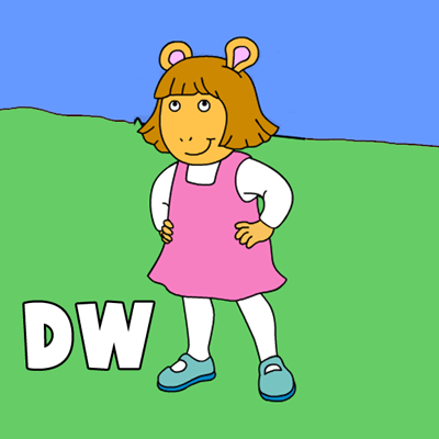 400x400 How To Draw D.w. From Pbs's Arthur With Simple Step By Step