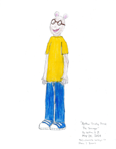 400x515 My First Drawing Of Arthur As A Teenager By Willm3luvtrains