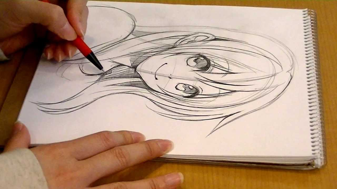 1280x720 Artist Drawing Girls Face Photos Morita's Manga Come Back!.drawing