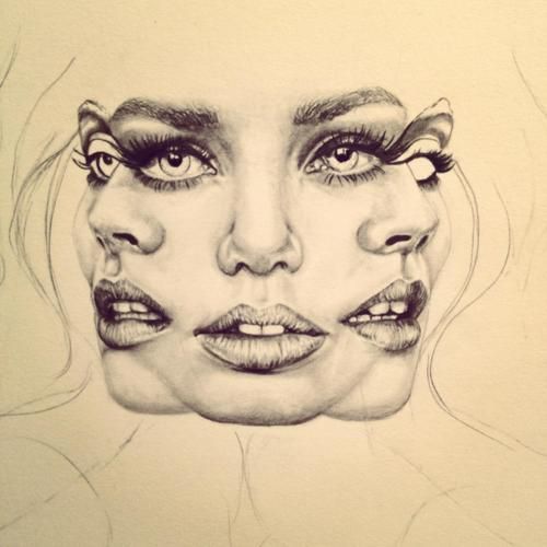 500x500 Photos Art Of Drawing Faces,