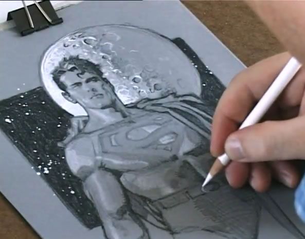 593x465 Comic Book Artists Drawing Real Time Featuring John Romita, Joe