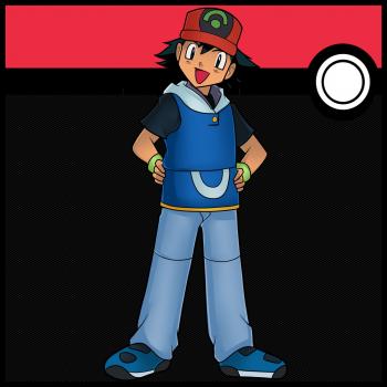 350x350 How To Draw Ash Ketchum From Pokemon