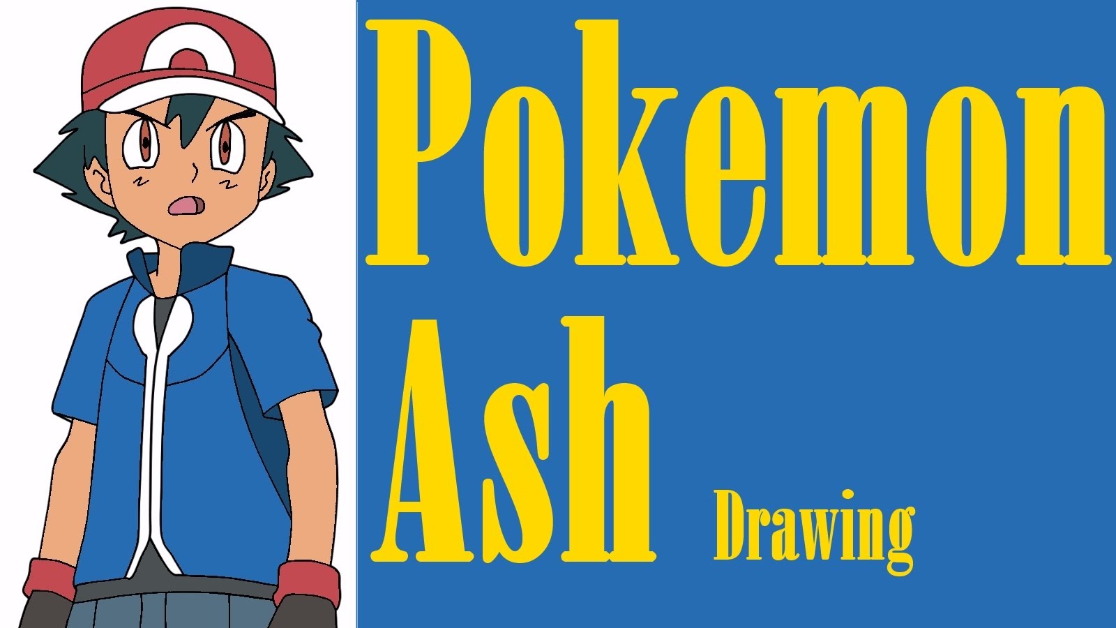 1600x900 Ash Ketchum Drawing From Pokemon